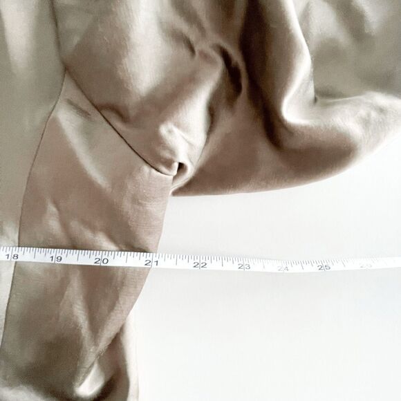 ZARA Men's Suit Jacket Notch Collared Front Pockets Lined Satin Brown Gold US 42 - Picture 5 of 9